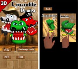 給鱷魚拔牙齒 給鱷魚拔牙齒