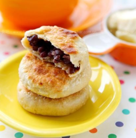 香蕉蜜豆餅 香蕉蜜豆餅