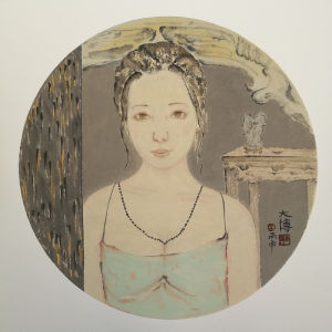 10牛玉博《歸來》50X50卡紙鏡芯2016