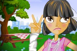 搞怪小女孩的打扮 搞怪小女孩的打扮