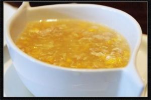 瑤柱雞蓉粟米羹 瑤柱雞蓉粟米羹