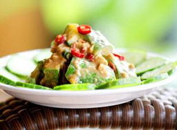 麻醬蒜泥拌黃瓜 麻醬蒜泥拌黃瓜