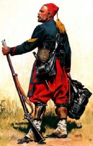 與該團類似的紐約州祖阿夫,特洛亞尼繪。