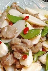 淮山炒芹菜肉絲 淮山炒芹菜肉絲