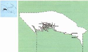 在巴新所處的位置