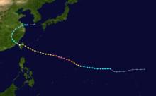 超強颱風蘇迪羅 路徑圖