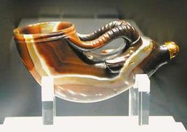 唐獸首瑪瑙杯 唐獸首瑪瑙杯