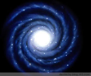 銀河系四條美麗鏇臂的結構與標誌佛的“卍”非常相似， “卍”就是順應日月星辰的自然轉向。