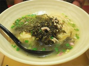 雪菜肉絲湯 雪菜肉絲湯