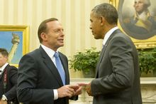 美國總統歐巴馬和澳大利亞總理阿博特