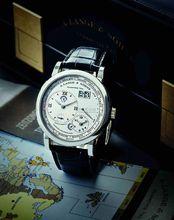 朗格清晰極致鉑金日曆腕錶