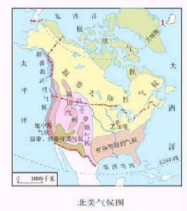 北美氣候圖