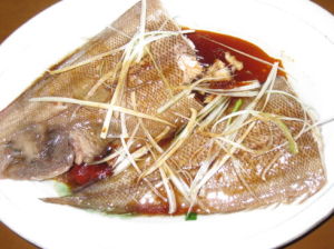 豉油清蒸龍舌魚 豉油清蒸龍舌魚