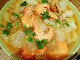 大蝦燉白菜 大蝦燉白菜