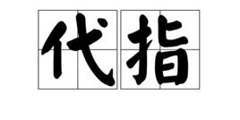 代指 代指