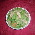 羊肉末炒豇豆 羊肉末炒豇豆