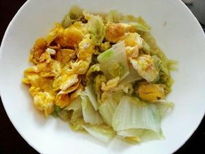 鴨蛋炒白菜 鴨蛋炒白菜