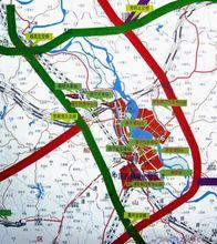 遂寧繞城高速公路示意圖