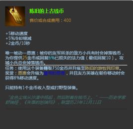 陳舊的上古錢幣 陳舊的上古錢幣