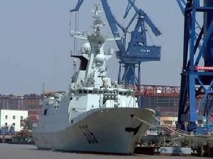 中國海軍054級護衛艦首艦525馬鞍山號