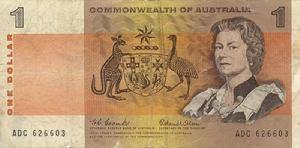澳元澳大利亞元1966年版1面值