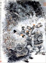 盧綸·塞下曲詩意圖