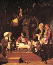 君士坦丁堡武器集市內的貨攤 君士坦丁堡武器集市內的貨攤