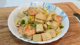蝦粒炒豆腐