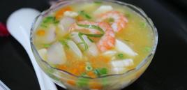 三色豆腐湯 三色豆腐湯