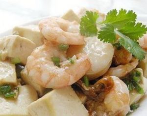 蝦仁溜豆腐 蝦仁溜豆腐