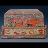 《北宋貼金彩繪石雕經函》 《北宋貼金彩繪石雕經函》