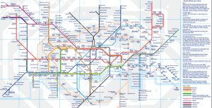 倫敦捷運線路圖