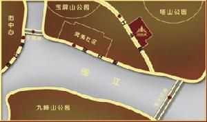 日冠東城樓盤交通圖