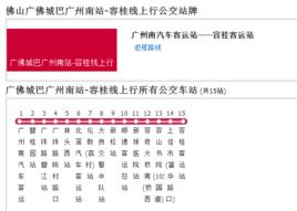 佛山公交廣佛城巴廣州南站-容桂線 佛山公交廣佛城巴廣州南站-容桂線