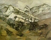 孫剛〈大地風景〉布面油畫