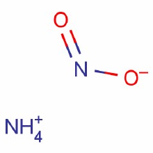 亞硝酸銨的分子結構圖