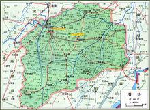 古滑台城、古白馬城址圖示