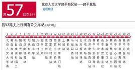 北京公交昌57路支 北京公交昌57路支