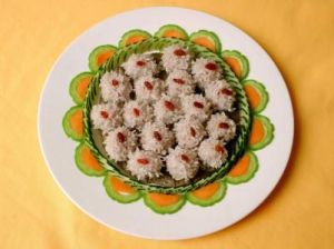 珍珠羊肉丸子 珍珠羊肉丸子