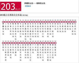 中山公交203路 中山公交203路