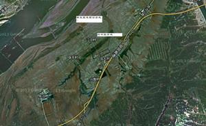 衛星圖上的馬大村斡朵里故城遺址