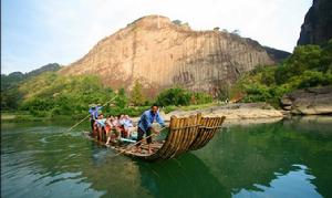 福建武夷山九曲竹筏漂流