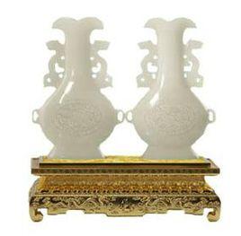 九龍至尊純玉對瓶 九龍至尊純玉對瓶