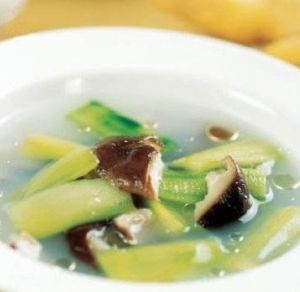 鹹蛋絲瓜肉片湯 鹹蛋絲瓜肉片湯