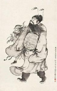 李上達鍾馗圖 李上達鍾馗圖