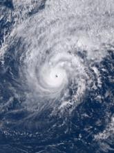 超強颱風傑拉華 衛星雲圖