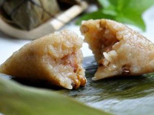 花生綠豆鮮肉粽