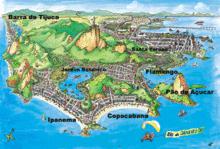 里約熱內盧旅遊地圖