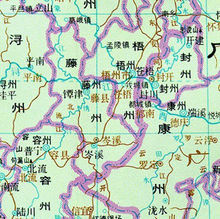 岑溪歷代區域圖