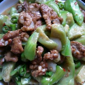 肉末炒肉片 肉末炒肉片